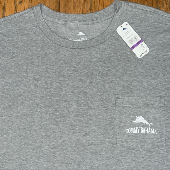Tommy Bahama Starting Lineup Beer Baseball Pocket T-Shirt Tee, XL, XXL Grey New - Picture 4 of 5